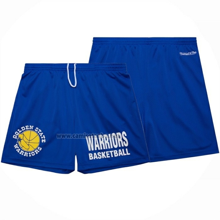Pantalone Golden State Warriors Mitchell & Ness Hardwood Classics Royal